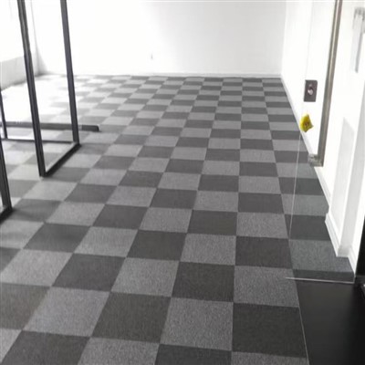 Telhas de carpete PP com revestimento de PVC